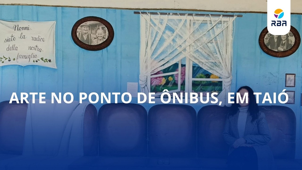 Ponto de ônibus vira homenagem à colonização italiana em Taió