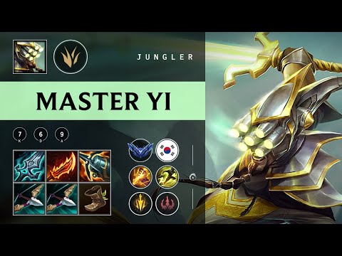 Master Yi Jungle vs Xin Zhao - KR Diamond Patch 25.24