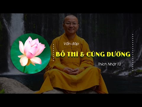 Vấn đáp: Bố thí và cúng dường (05/08/2010) Thích Nhật Từ