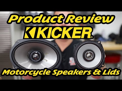 Product Unboxing and Review of the Kicker Harley Davidson Motorcycle Speakers, Grills and Lids