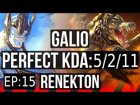WILD RIFT Road To Master Galio vs Renekton MID (full gameplay) Ep:15