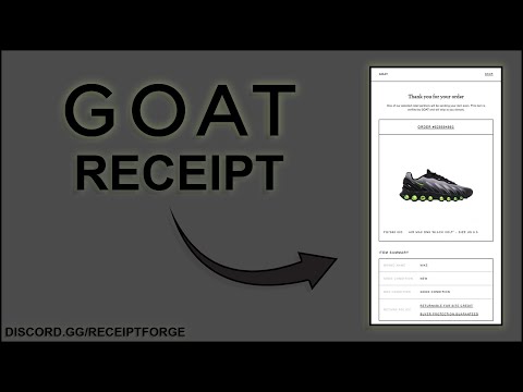 Fake Goat Receipt