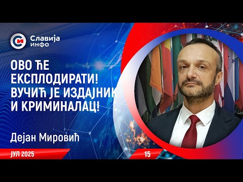INTERVJU: Dejan Mirović - Poslao snažnu poruku Vučićevim saborcima! Odgovaraćete! (1.7.2025)