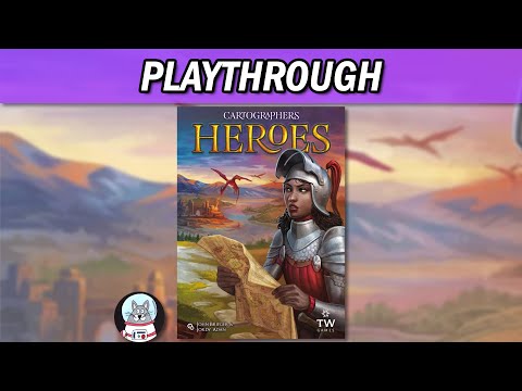 Cartographers Heroes | Solo Playthrough