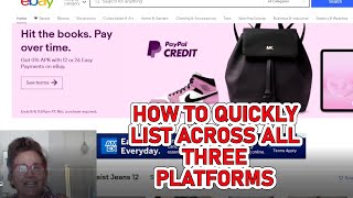 How To Quickly And Easily List Across All Three Platforms, Beginners Guide