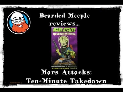 Bearded Meeple reviews Mars Attacks : Ten-Minute Takedown