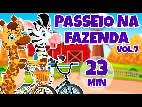 Passeio na Fazenda Vol. 7 - Giramille 23 min | Desenho Animado Musical