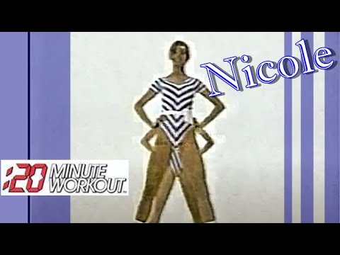 The :20 Minute Workout, full episode - Nicole, Holly & Bess. Blue & white leotards