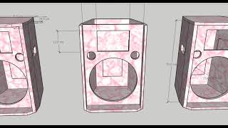 bafle tipo concert 12 pulgadas (planos/medidas)