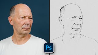 How to Convert A Photo to Line Art Drawing in Photoshop