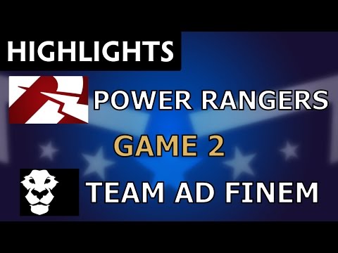 Power Rangers vs Team AD FINEM [Game 2] Global Grand Masters by Prodota.eu - Dota Highlights