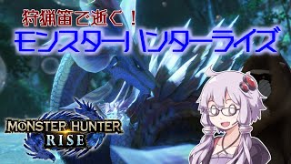 【MHRise】狩猟笛で逝く！1乙したら即終了のモンハンライズ #16【VOICEROID実況】