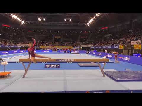 Liliia Akhaimova    Beam   EnBW DTB-Pokal 2018 Team Challenge Stuttgart #stuttgart2019