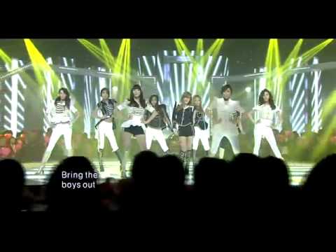111120 Inkigayo SNSD - The Boys
