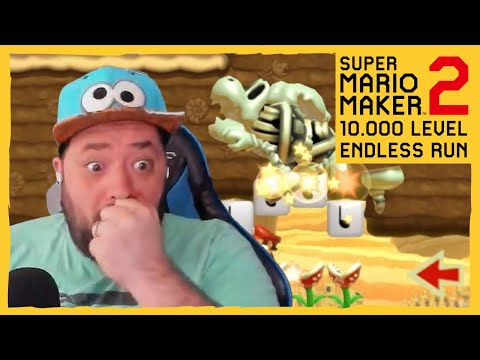 1233+ | 10K Endless RUN | 10000 Level Mario Maker 2 Challenge