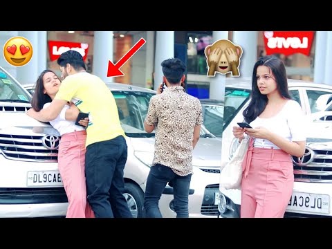 Accidentally Hugged a cute girls Amazing Reactions  Mr Roy Prank
