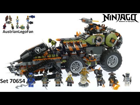 Vidéo LEGO Ninjago 70654 : Le véhicule de combat Dieselnaut