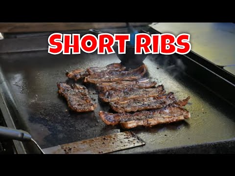 Korean Style Short Ribs/Flanken Ribs on the Blackstone...