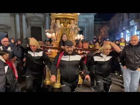 Festa S. Barbara ‘22 Paternò (CT)  Uscita Cereo Massai e Cereo Panettieri