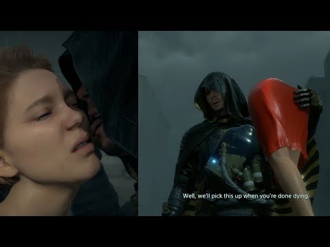 Death Stranding Higgs Licking Fragile & Spanking Amelie Video