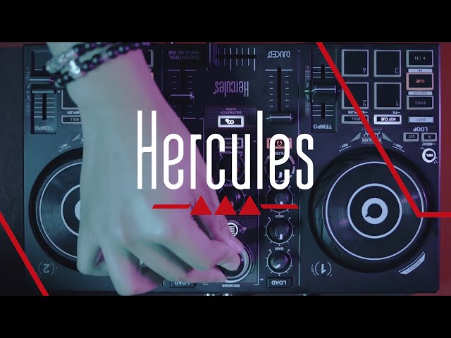 Contrôleur DJ Hercules DJLearning Kit DJControl Inpulse 200 Pack Tout-en-un video