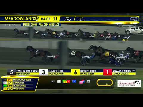 October 26, 2024 - Breeders Crown Final - Open Mares Pace - Race 11