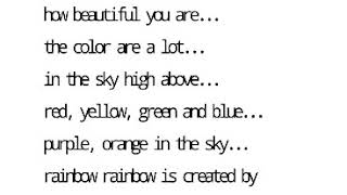 Download lagu 🌈'RAINBOW RAINBOW'🌈 SONG (LAGU ANAK TEMA ALAM SEMESTA) mp3