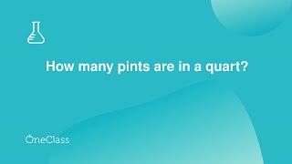 How many pints are in a quart