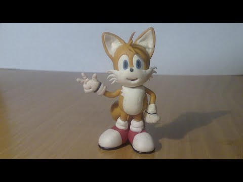 Miles "Tails" Prower - polymer clay time lapse
