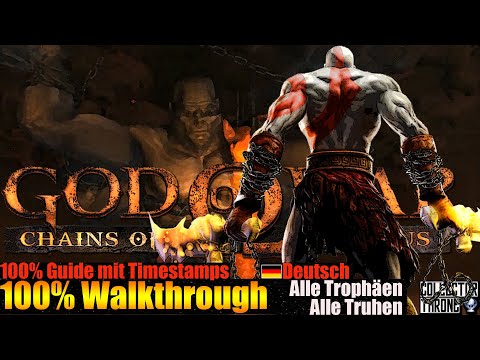God of War: Chains of Olympus - Platinum / 100% Walkthrough (Alle Trophäen, Alle Truhen) | GUIDE