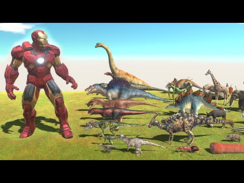 IRON MAN vs ALL UNITS - Animal Revolt Battle Simulator