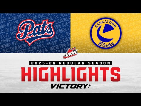 Regina Pats at Saskatoon Blades 12/07 | WHL Highlights 2025-26