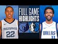 GRIZZLIES at MAVERICKS | FULL GAME HIGHLIGHTS | December 1, 2023