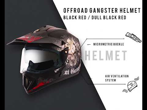 VEGA Off Road D/V Gangster Motorbike Helmet Buy VEGA Off Road D