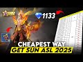 CHEAPEST DRAW GET SUN ANNUAL STARLIGHT 2025 MLBB