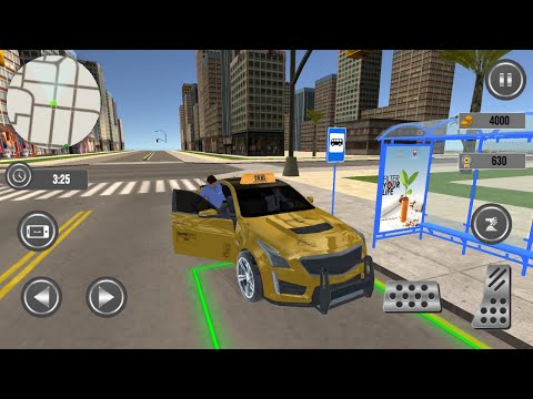 Passenger Taxi Car City Rush Driving Game - Android gameplay #1