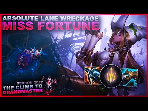 I ABSOLUTE WRECK LANE PHASE WITH MISS FORTUNE! - Climb to Grandmaster | League of Legends