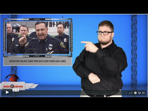 Houston police chief rips into GOP over gun laws (ASL - 12.13.19)