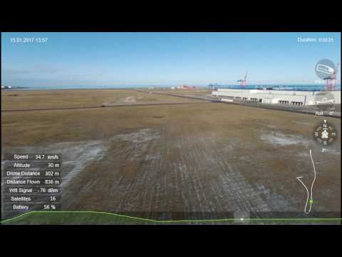 Bebop 2 am Jade Weser Port Wilhelmshaven