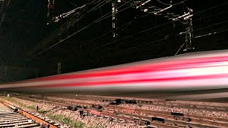 preview picture of video 'The Razing Curving Night King LGD WAP-7 SBC Rajdhani Slams Past at 130 Kmph !!'