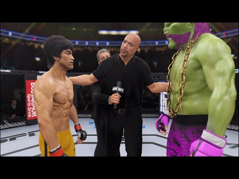 Bruce Lee vs. The Troll - EA Sports UFC 4 - Epic Fight 🔥🐲
