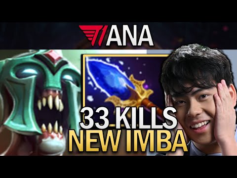 Undying Dota 2 7.32 Gameplay T1.Ana with 31 Kills and Aghanims Scepter - TI11