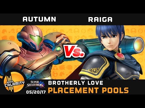 BL  Autumn (Samus) vs Raiga (Marth, Bayonetta) - Placement Pools - Smash 4 Singles