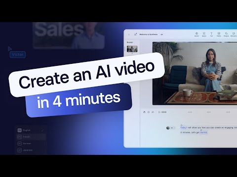 AI Video in 4 Minutes with Synthesia