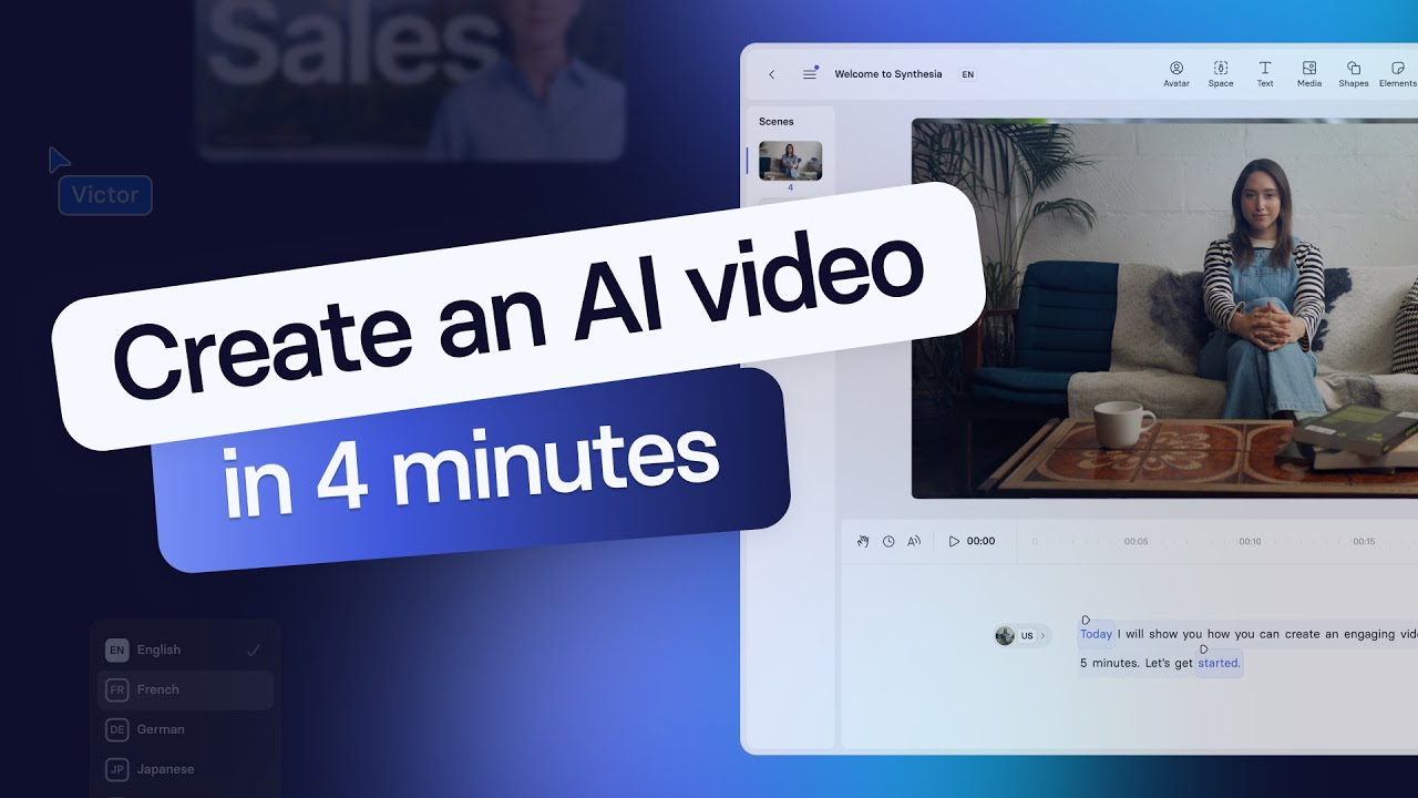 AI Video in 4 Minutes with Synthesia