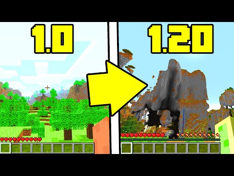 MINECRAFT ITA 1.0 vs MINECRAFT ITA 1.20!!  ⛏️  (2011 - 2023)