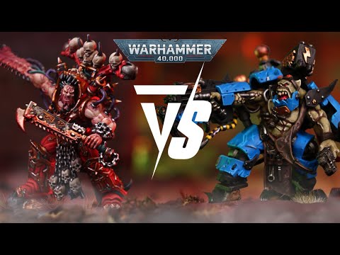 World Eaters Vs Orks: 2000pts Warhammer 40K Battle Report