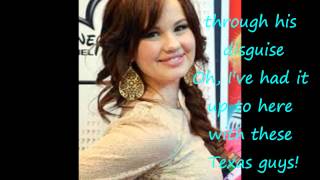 Debby Ryan/ Jessie - Texas guys lyrics