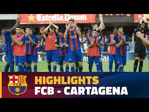 [HIGHLIGHTS] FUTBOL (2AB):  FC Barcelona B – Cartagena (0-1)
