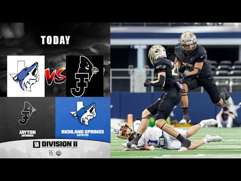 Jayton vs Richland Springs Full Game | High School Football | CIF 2025